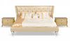 California King Monica Modern Champagne Leather Bed Model VGUNAW227-180-CK
