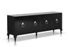 Bellagio Transitional Black Crocodile Lacquer Buffet Model VGUNRC107-240