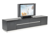A&X Skyline Modern Black Crocodile Lacquer Tv Stand Model VGUNAK588-230-BLK