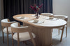 Modrest Milan Modern Natural Oak Dining Table With Extension Model VGME-MILAN