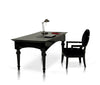 A&X Ambassador Transitional Black Crocodile Lacquer Office Desk Model VGUNAA701-180