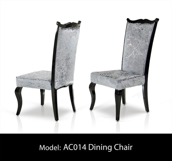 A&X Centro Modern White Crocodile Dining Table Model VGUNAA818-265WC