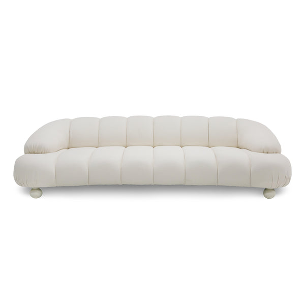 Divani Casa Duran Contemporary White Fabric 4 Seater Sofa Model VGOD-ZW-23002A-SOFA-WHT