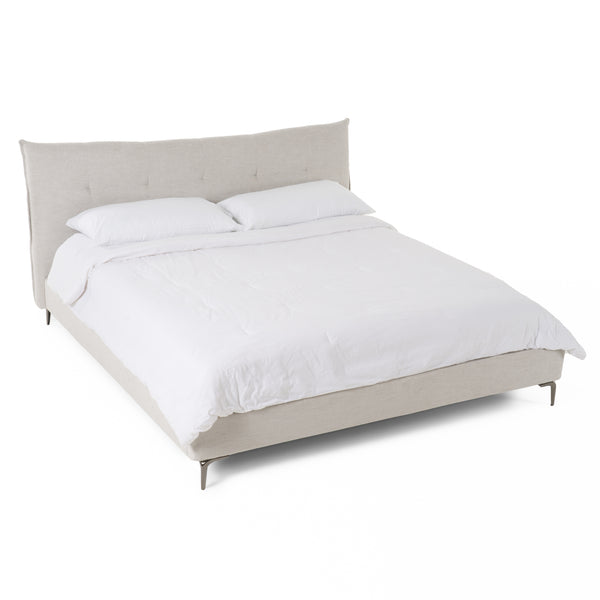 Modrest Dysart Modern Grey Fabric Bed Model VGMB-B029-BED