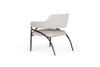Modrest Ector Modern Off White Fabric & Forged Metal Accent Chair Model VGMY-2915-OFF
