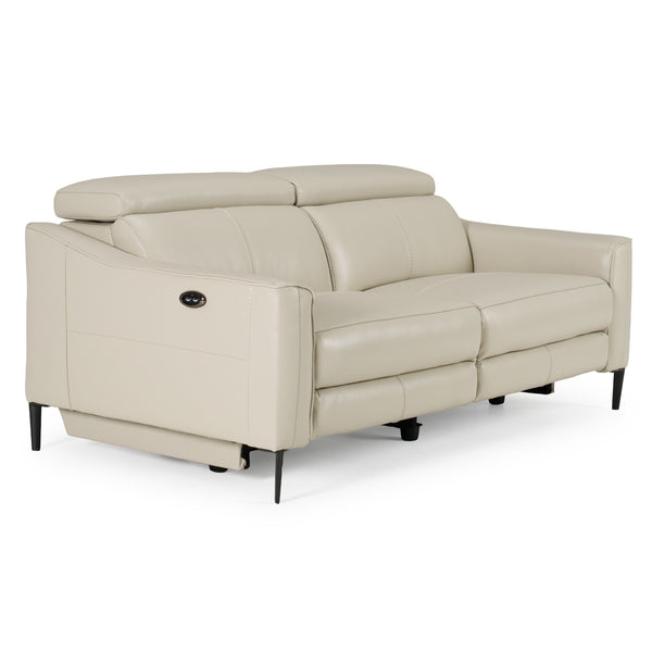 Eden Modern Grey Leather Sofa