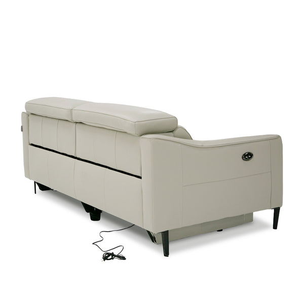 Divani Casa Eden Modern Grey Leather Sofa Model VGKVKM.5012-GRY-SF