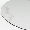 Edith Modern Round White Ceramic Dining Table
