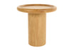 Modrest Electra Modern Round Rubberwood End Table Model VGHM-TB033S05