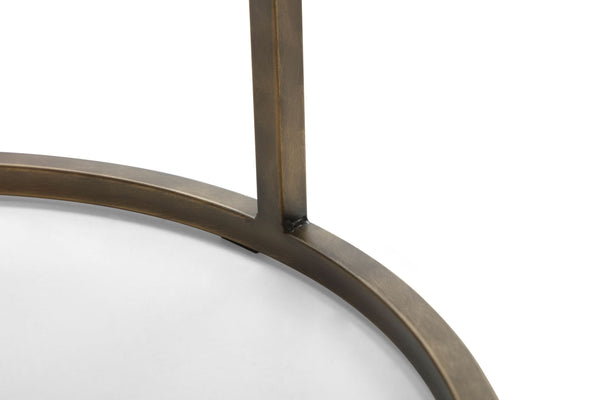 Modrest Elisa Modern Grey Velvet & Brass Dining Chair Model VGVCB8369-GRY-DC