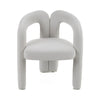 Modrest Ellen Glam White Velvet Dining Chair Model VGODZW-21077-WHT-DC