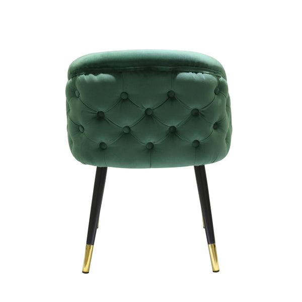 Modrest Elliot Contemporary Green & Black | Gold Dining Chair (Set Of 2) Model VGSWSFC432-GRN-DC