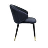 Modrest Elon Modern Blue Velvet Dining Chair (Set Of 2) Model VGSWSFC463-BLUE