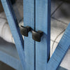 Furniture of America Zenia Denim Blue Rustic Curio Model EM-AC094BL