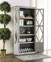Furniture of America Zenia Weathered Gray Rustic Curio Model EM-AC094GY