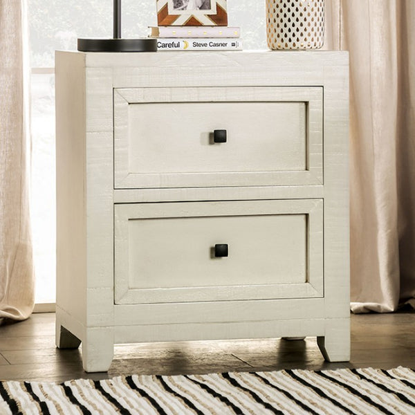 Furniture of America Oakridge Ivory Rustic Night Stand Model EM7074IV-N