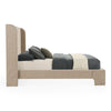 Emilio Modern Beige Fabric Bed