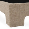 Emilio Modern Beige Fabric Bed