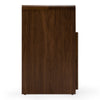 Emilio Modern Natural Burlap + Walnut Dresser