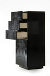 A&X Emphasis Black Crocodile Chest Model VGUNAW558-52-BLK