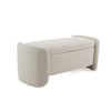 Modrest Erin Modern Cream Fabric Storage Ottoman Bench Model VGRH-RHT-722-CRM