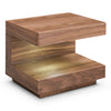 Esso Contemporary Walnut Nightstand