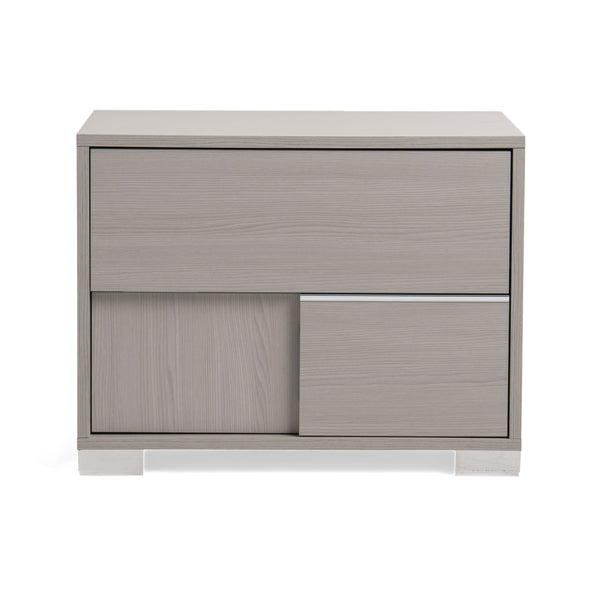 Modrest Ethan Italian Modern Grey Nightstand Model VGACETHAN-NS
