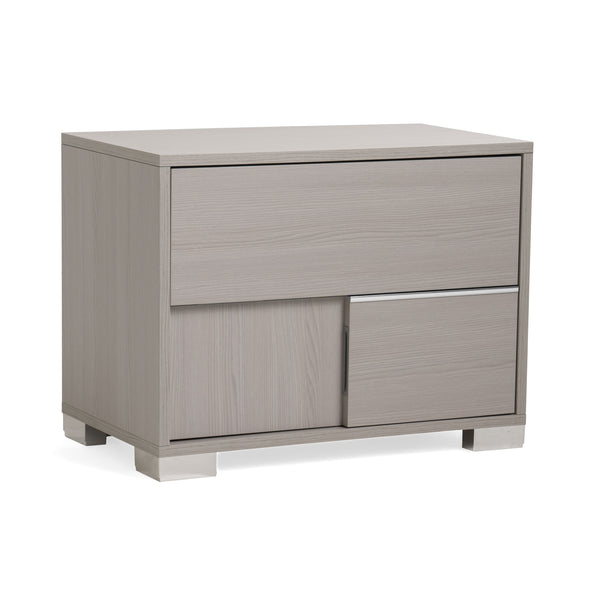 Modrest Ethan Italian Modern Grey Nightstand Model VGACETHAN-NS