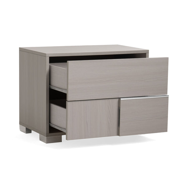 Modrest Ethan Italian Modern Grey Nightstand Model VGACETHAN-NS