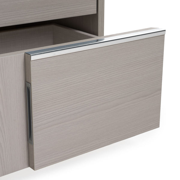 Modrest Ethan Italian Modern Grey Nightstand Model VGACETHAN-NS