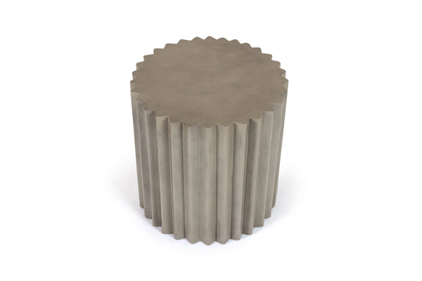 Modrest Evadale Modern Grey Concrete End Table Model VGGR-685156-GRY