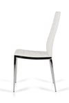 Libby Modern White Leatherette Dining Chair (Set of 2)