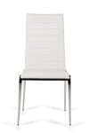 Libby Modern White Leatherette Dining Chair (Set of 2)