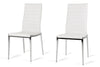 Libby Modern White Leatherette Dining Chair (Set of 2)