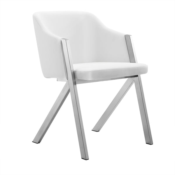 Modrest Darcy Modern White Leatherette Dining Chair (Set Of 2) Model VGEWF3202BF-WHT