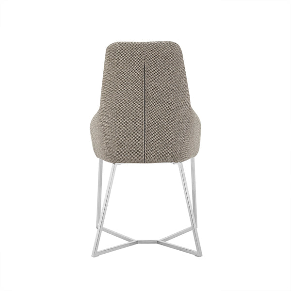 Stark Modern Light Grey Fabric Dining Chair (Set Of 2) Model VGEWF3209AA