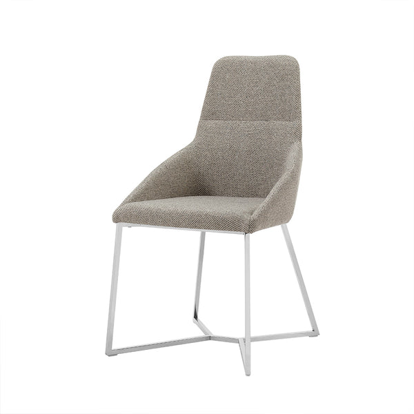 Stark Modern Light Grey Fabric Dining Chair (Set Of 2) Model VGEWF3209AA