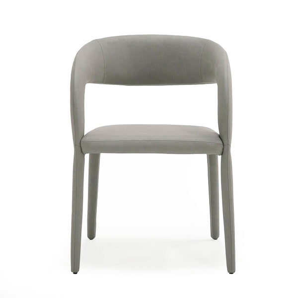Modrest Faerron Modern Grey Leatherette Dining Chair Model VGEUMC-7182CH-GRY