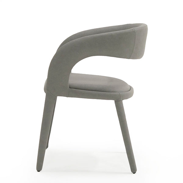 Modrest Faerron Modern Grey Leatherette Dining Chair Model VGEUMC-7182CH-GRY