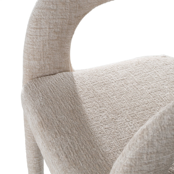 Modrest Faerron Modern Light Grey Fabric Dining Chair Model VGEU-MC-7182CH-LTGRY