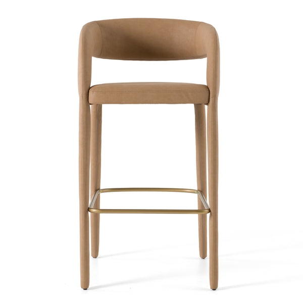 Modrest Faerron Modern Tan Leatherette Bar Chair Model VGEU-MC-7182BC-B-TAN