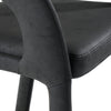 Modrest Faerron Modern Black Leatherette Bar Chair Model VGEU-MC-7182BC-B-BLK