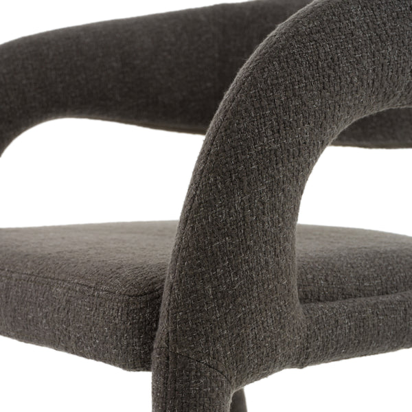 Modrest Faerron Modern Grey Fabric Counter Chair Model VGEU-MC-7182BC-DGRY