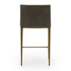Modrest Fairview Contemporary Grey & Brass Counter Stool Model VGGA-6947CH-C-GRY-CS