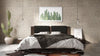 Nova Domus Fantasia Dark Walnut | Dark Grey Bed And Two Nightstands Model VGWDHL-W01-BED-2NS