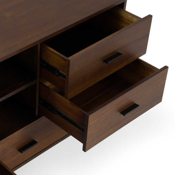 Fantasia Contemporary Dark Walnut Dresser