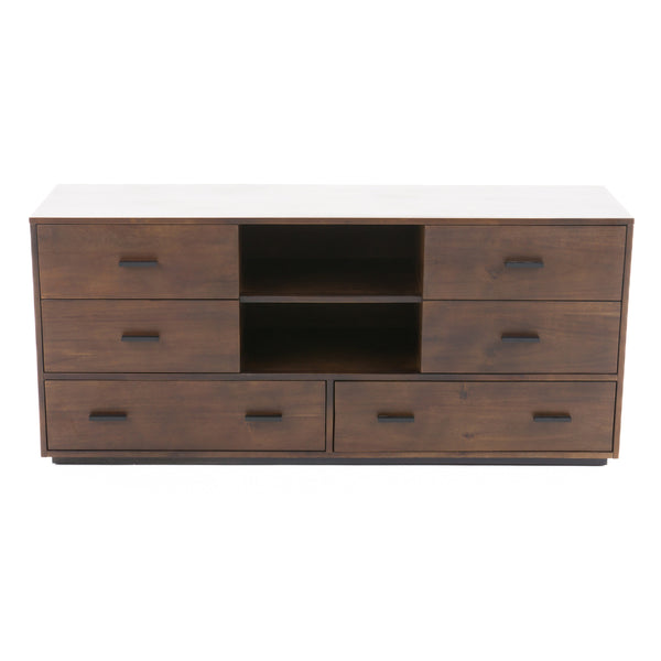 Fantasia Contemporary Dark Walnut Dresser