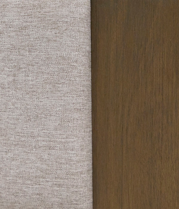 Nova Domus Fantasia Contemporary Walnut & Grey Bed With Two Nightstands Model VGWDHL-W01-01-BED-2NS-LTWLT