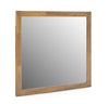 Fantasia Contemporary Walnut Mirror