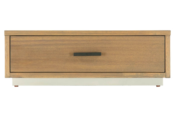 Eastern King Nova Domus Fantasia Contemporary Walnut & Grey Bed With Two Nightstands Model VGWDHL-W01-01-BED-2NS-LTWLT-EK